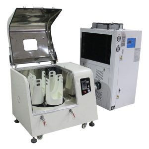 alacsony hőmérsékletű, léghűtéses, keringető bolygóműves golyós malom