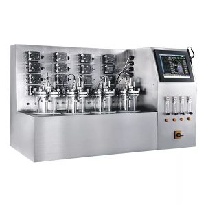 több párhuzamos üveg fermentáló bioreaktor rendszer